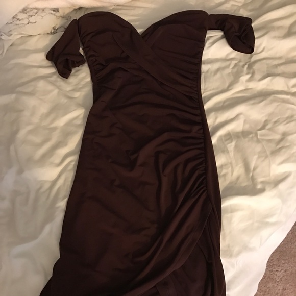 Off shoulder purple dress - Picture 1 of 3